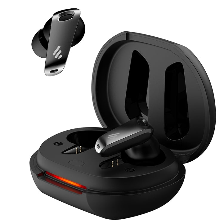 Écouteurs Bluetooth sans fil Edifier, étanches et anti-poussière, noir ombre